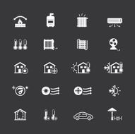 Heating and Cooling Icons N6