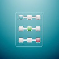 Vector minimalistic buttons N2