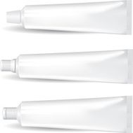 white tube of toothpaste and other paste N2