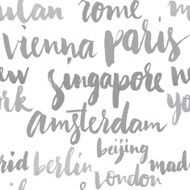 Cities of the world seamless pattern N6