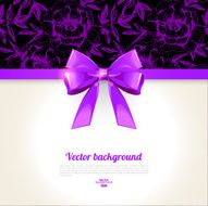Elegant background with bow N3