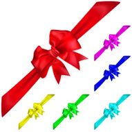 Set of multicolored bows N3