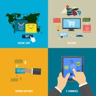 Online shop e-commerce payment and delivery N3