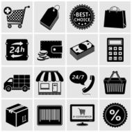 Shopping Icons N402