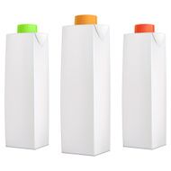 Juice packs with color lids