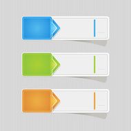 Sticker label paper colorful set N9