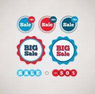 Set of sale labels N14