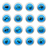 Blue Icons - Internet