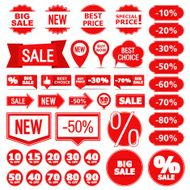 Sale Banners Labels and Stickers