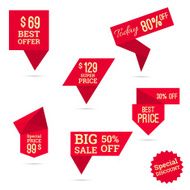 Set tags with ribbons and labels N17