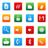 Colored vector icons (set 6)