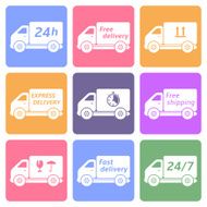 Delivery and shipping icons