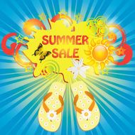 Colorful summer sale template N5