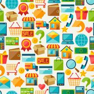 Internet shopping seamless pattern N6
