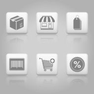 Shopping buttons for on-line store