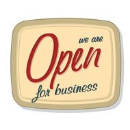 Vintage open sign N2