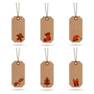 collection of brown cardboard paper tags