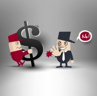 Refusing bribe