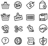 Shopping Icons N405