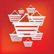shopping bag web icon N7