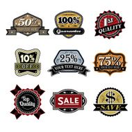 Vintage Sales Labels