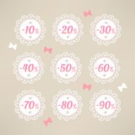 Sale percents Embroidery