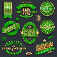 Premium Quality and guaranteed - golden labels