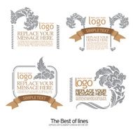 Labels Frames and Banners - Illustration thai art N15
