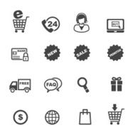 Shopping and E-commerce Icons N4