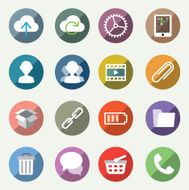 Vector icons set N4