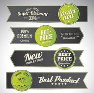 vintage business banners set N25