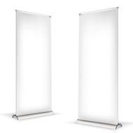 Roll up banner display