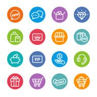 Shopping Icon - Circle Line Series N2
