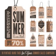 Summer Sales Hang Tags N28