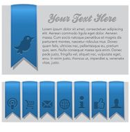 Vector Ribbon Icon Set N6