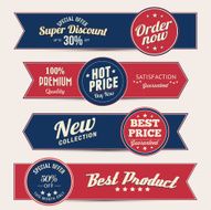 vintage business banners set N26