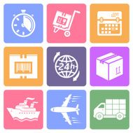Logistic icons N6