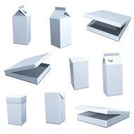 Blank product box