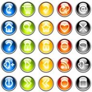 Colored icon buttons