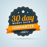 30 day money back badge