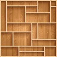 Wooden shelves N5