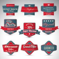 Set of business labels N9
