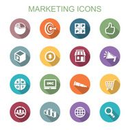 marketing long shadow icons N2