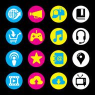 CMYK Icons (Web Internet)