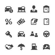 Auto Dealership Icons - Acme Series N2