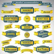 Set of retro product recommendations N17