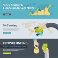 Flat design vector illustration concepts for business and finance