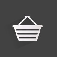 shopping bag web icon N9
