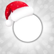 Christmas Speech Bubble With Sunburst