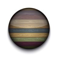 Vector colorful wooden app icon N2